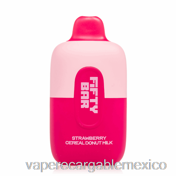 Vape Recargable Cincuenta Bar 6500 Desechables Fresa Cereal Donut Leche
